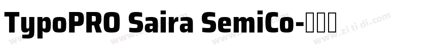 TypoPRO Saira SemiCo字体转换